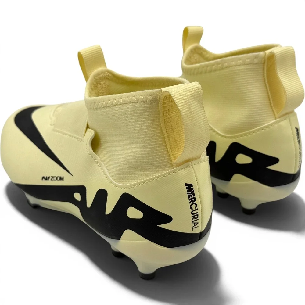 Nike Mercurial Superfly 9 Academy FG Kids 1Y Yellow New DJ5623-700 Cleats